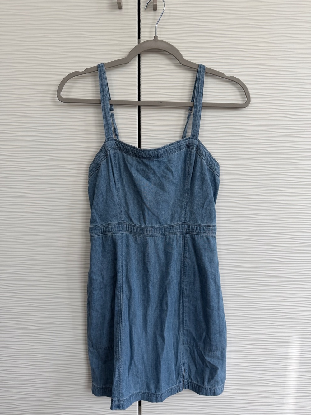 Abercrombie & Fitch Light Blue Denim Mini Dress